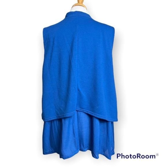 LISA RINNA COLLECTION Open Front Tiered Vest - Picture 3 of 3